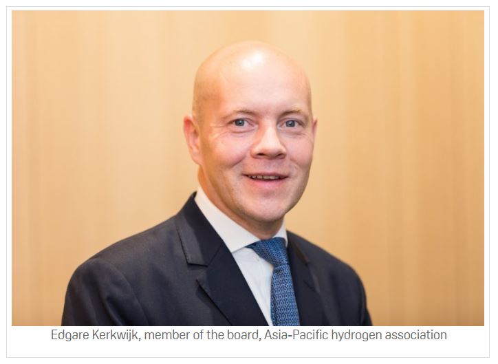 Edgare Kerkwijk, member of the board, Asia-Pacific hydrogen association